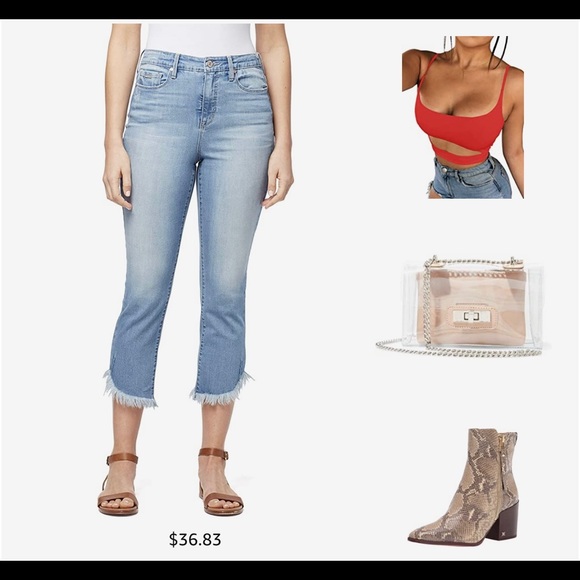 COPY - Sexy Slim Fit Spaghetti Strap Cut Out Crop Top - Picture 6 of 8